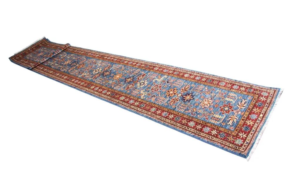 Biegacz Dywan Zieglera - 600 x 82 cm - niebieski