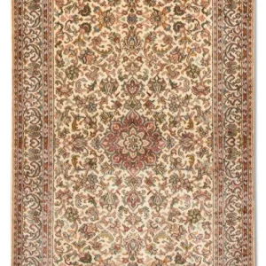 Biegacz Jedwabny dywan - Kashmir Silk - 192 x 79 cm - beżowy
