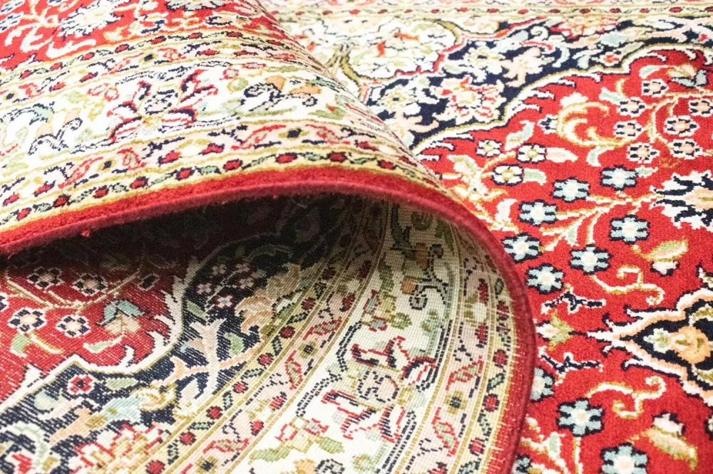 Biegacz Jedwabny dywan - Kashmir Silk - 237 x 80 cm - czerwony