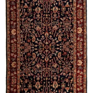 Biegacz Orientalny dywan - Indus - 170 x 85 cm - ciemnoniebieski