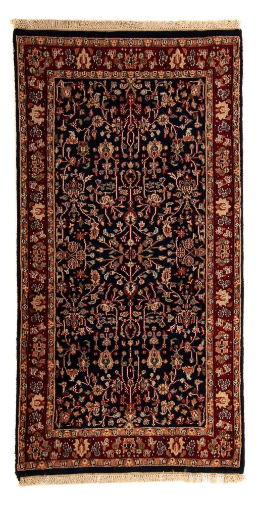 Biegacz Orientalny dywan - Indus - 170 x 85 cm - ciemnoniebieski