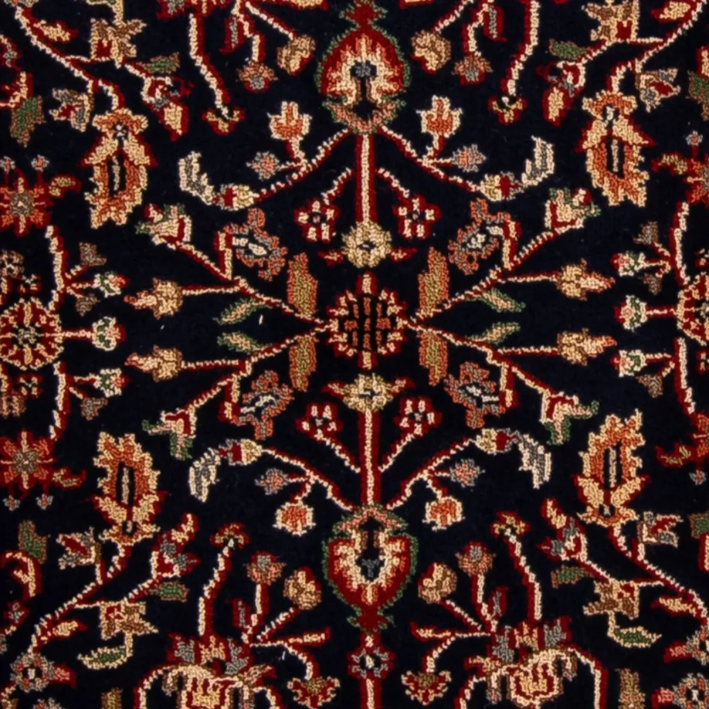Biegacz Orientalny dywan - Indus - 170 x 85 cm - ciemnoniebieski
