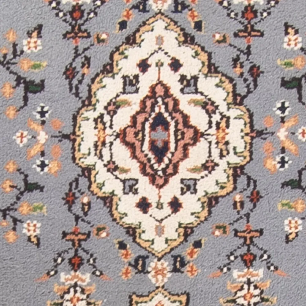 Biegacz Orientalny dywan - Indus - 400 x 80 cm - jasnoniebieski