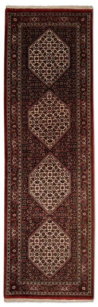 Biegacz Perski dywan - Bijar - Royal - 246 x 77 cm - niebieski