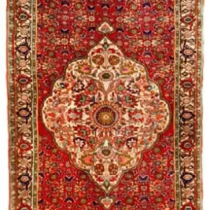 Biegacz Perski dywan - Bijar - Royal - 294 x 86 cm - czerwony