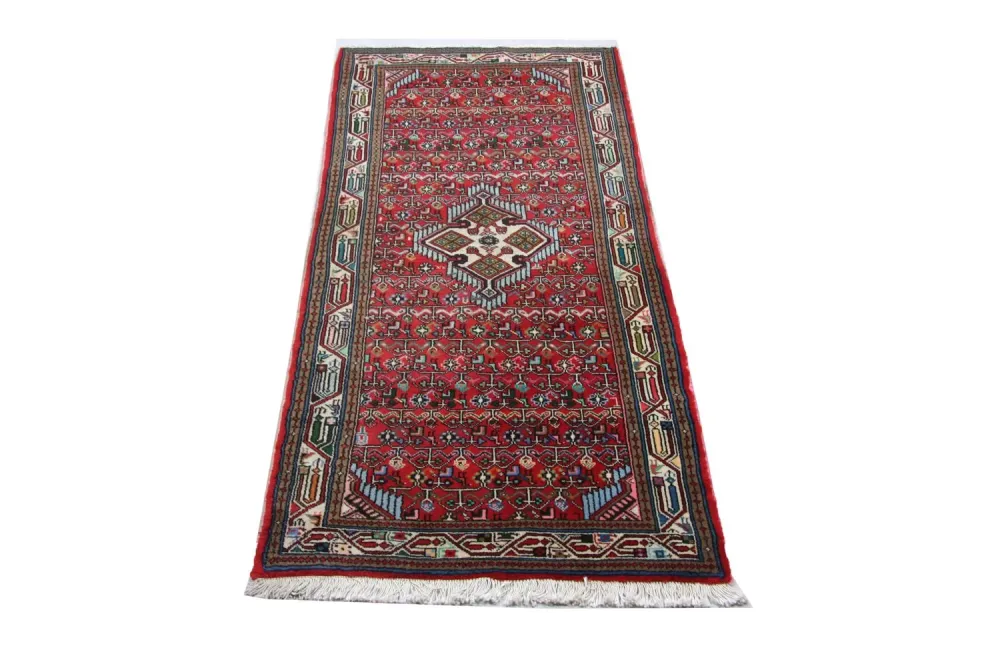 Biegacz Perski dywan - Nomadyczny - 180 x 80 cm - czerwony