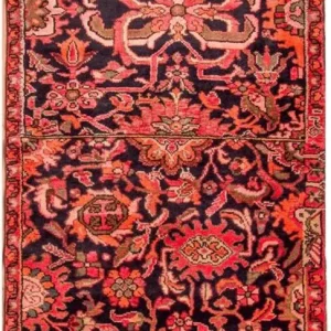 Biegacz Perski dywan - Nomadyczny - 187 x 85 cm - ciemnoniebieski