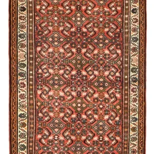 Biegacz Perski dywan - Nomadyczny - 189 x 82 cm - ciemna czerwień