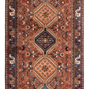 Biegacz Perski dywan - Nomadyczny - 192 x 80 cm - czerwony