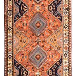 Biegacz Perski dywan - Nomadyczny - 192 x 80 cm - czerwony
