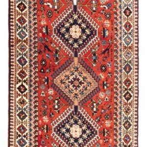 Biegacz Perski dywan - Nomadyczny - 195 x 80 cm - czerwony