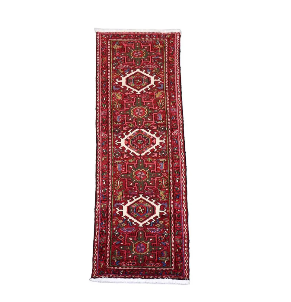 Biegacz Perski dywan - Nomadyczny - 196 x 66 cm - czerwony