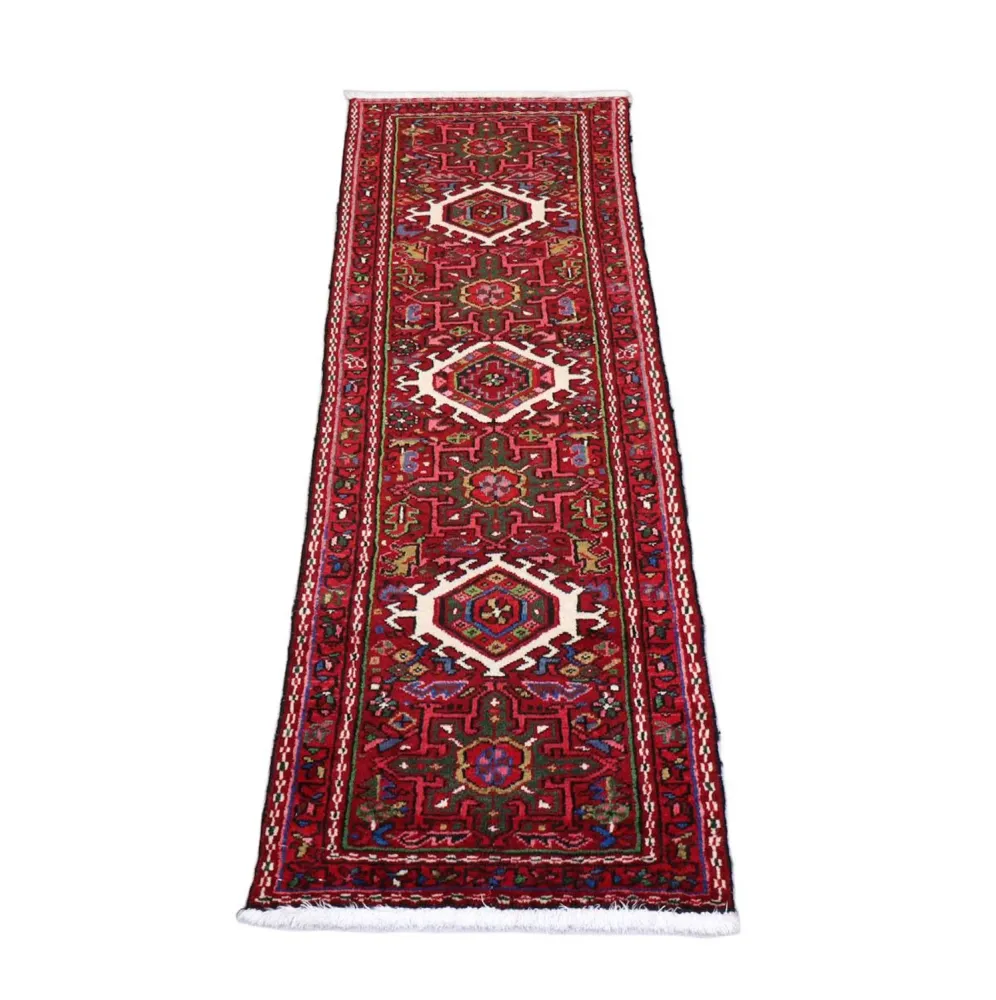 Biegacz Perski dywan - Nomadyczny - 196 x 66 cm - czerwony