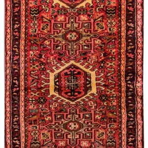 Biegacz Perski dywan - Nomadyczny - 197 x 75 cm - czerwony