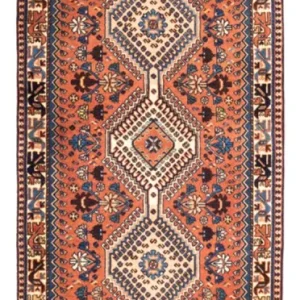 Biegacz Perski dywan - Nomadyczny - 200 x 80 cm - czerwony