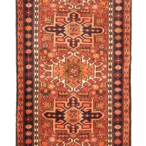 Biegacz Perski dywan - Nomadyczny - 200 x 74 cm - czerwony
