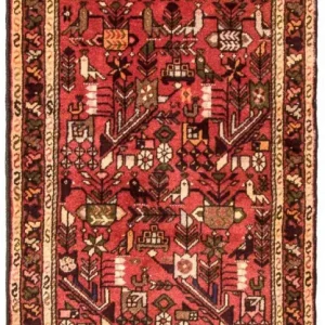 Biegacz Perski dywan - Nomadyczny - 200 x 83 cm - czerwony