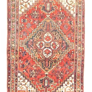 Biegacz Perski dywan - Nomadyczny - 211 x 110 cm - pomarańczowy