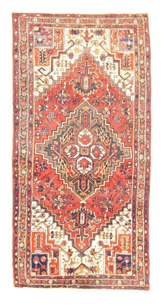 Biegacz Perski dywan - Nomadyczny - 211 x 110 cm - pomarańczowy