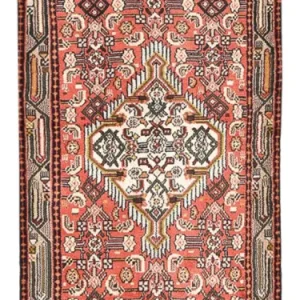 Biegacz Perski dywan - Nomadyczny - 215 x 75 cm - jasna czerwień