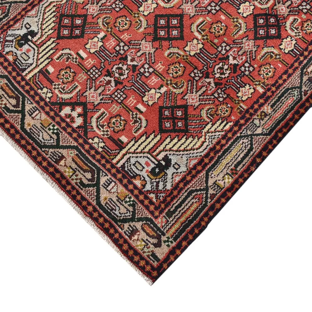 Biegacz Perski dywan - Nomadyczny - 215 x 75 cm - jasna czerwień