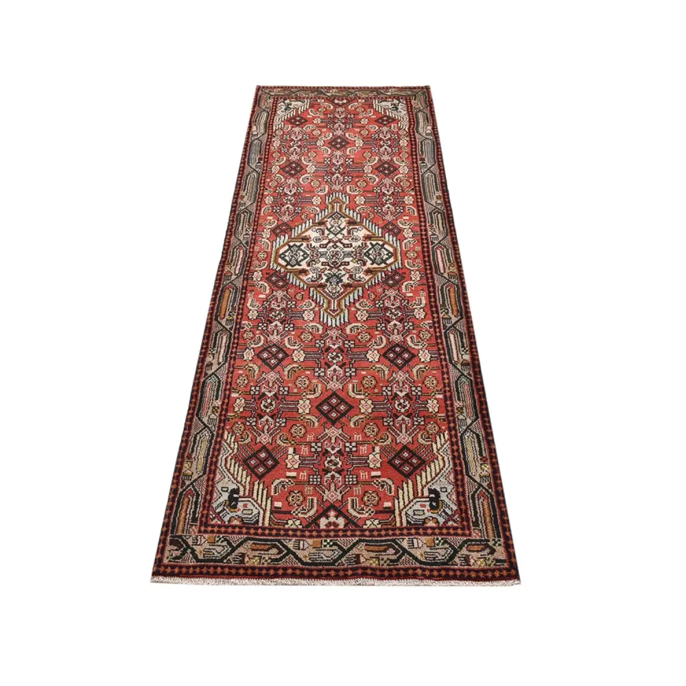 Biegacz Perski dywan - Nomadyczny - 215 x 75 cm - jasna czerwień