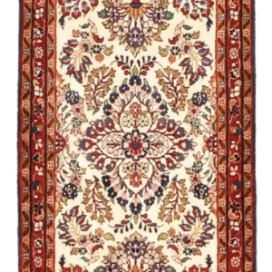 Biegacz Perski dywan - Nomadyczny - 226 x 86 cm - beżowy