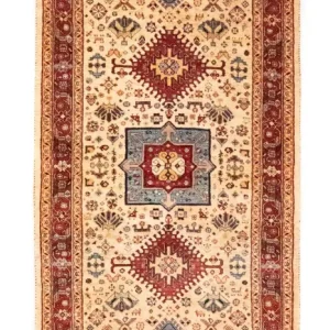 Biegacz Perski dywan - Nomadyczny - 230 x 90 cm - beżowy