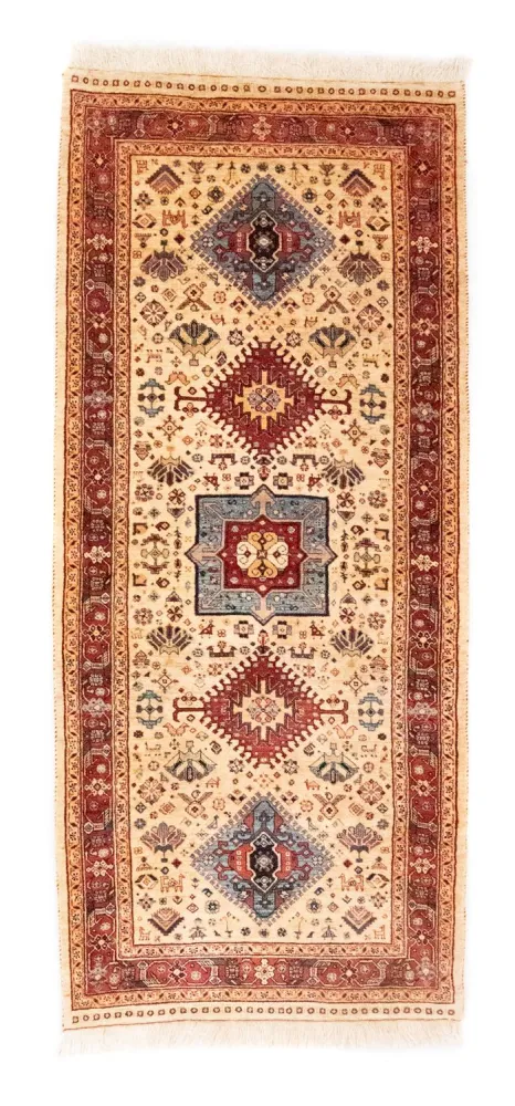 Biegacz Perski dywan - Nomadyczny - 230 x 90 cm - beżowy