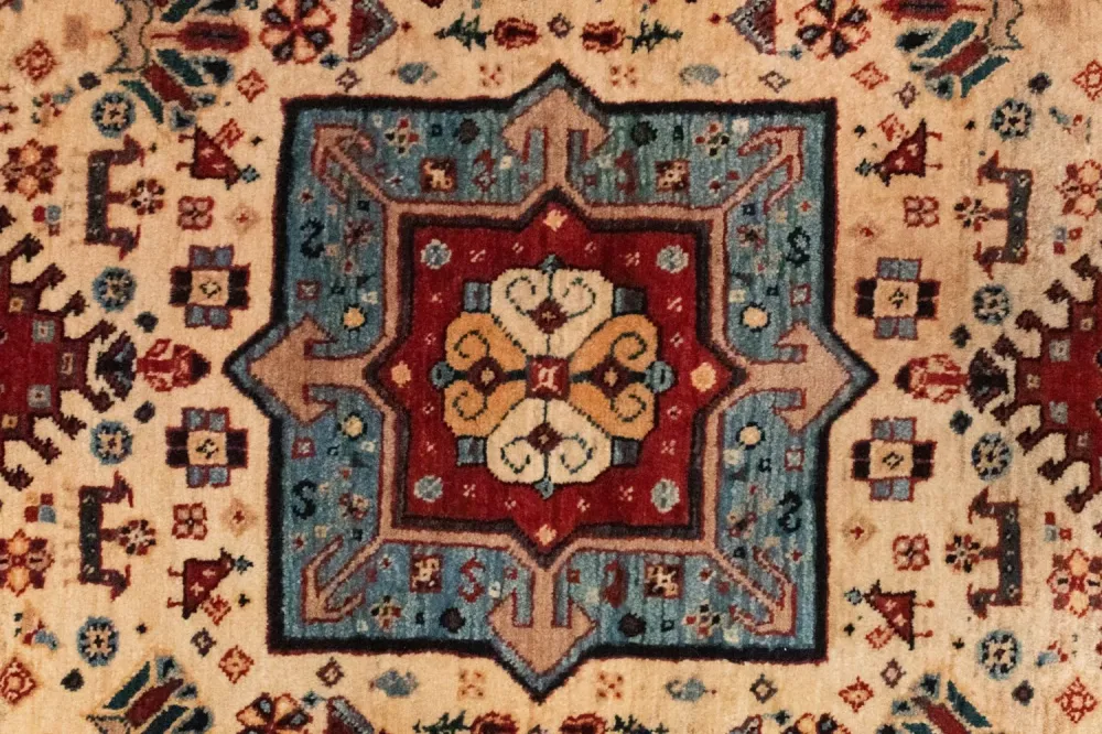 Biegacz Perski dywan - Nomadyczny - 230 x 90 cm - beżowy