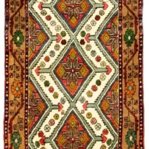 Biegacz Perski dywan - Nomadyczny - 238 x 82 cm - beżowy