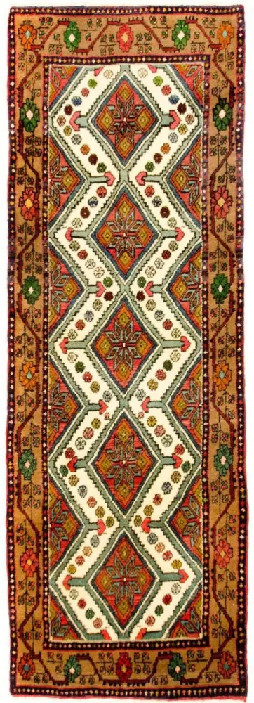 Biegacz Perski dywan - Nomadyczny - 238 x 82 cm - beżowy