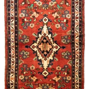 Biegacz Perski dywan - Nomadyczny - 273 x 97 cm - pomarańczowy