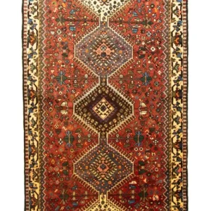 Biegacz Perski dywan - Nomadyczny - 275 x 120 cm - brązowy