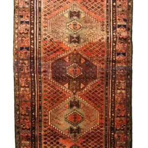 Biegacz Perski dywan - Nomadyczny - 280 x 107 cm - niebieski