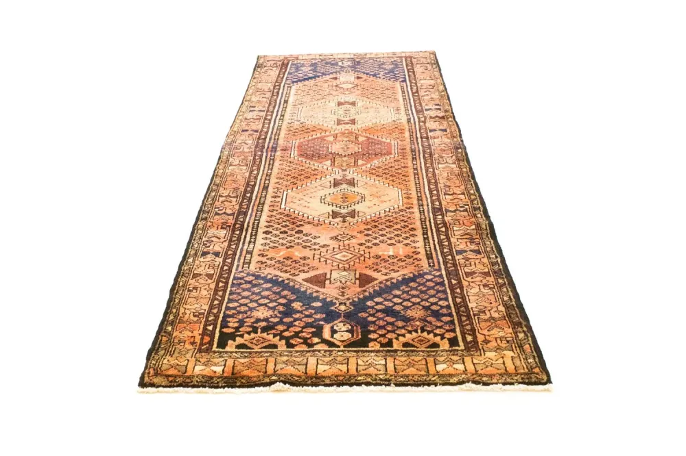 Biegacz Perski dywan - Nomadyczny - 280 x 107 cm - niebieski
