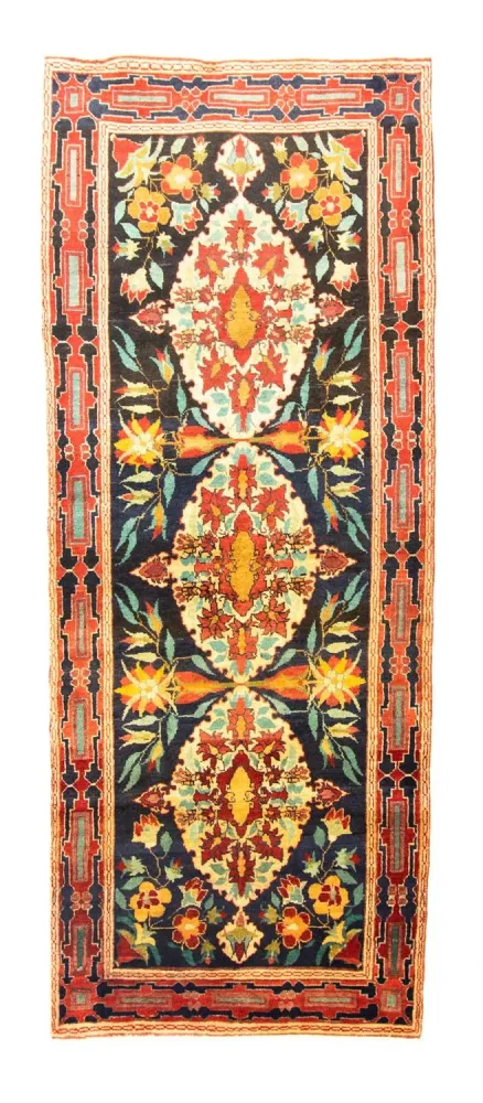 Biegacz Perski dywan - Nomadyczny - 285 x 108 cm - niebieski