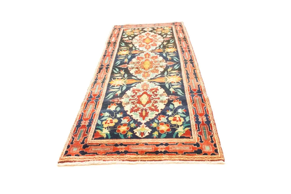 Biegacz Perski dywan - Nomadyczny - 285 x 108 cm - niebieski