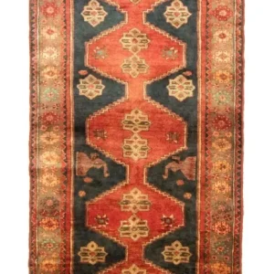 Biegacz Perski dywan - Nomadyczny - 286 x 107 cm - pomarańczowy