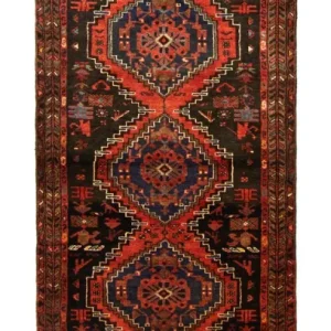 Biegacz Perski dywan - Nomadyczny - 287 x 102 cm - niebieski