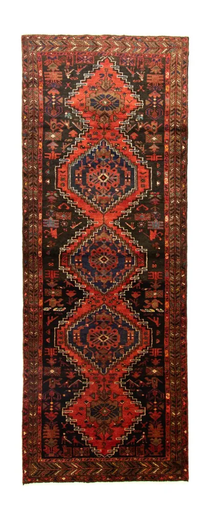 Biegacz Perski dywan - Nomadyczny - 287 x 102 cm - niebieski