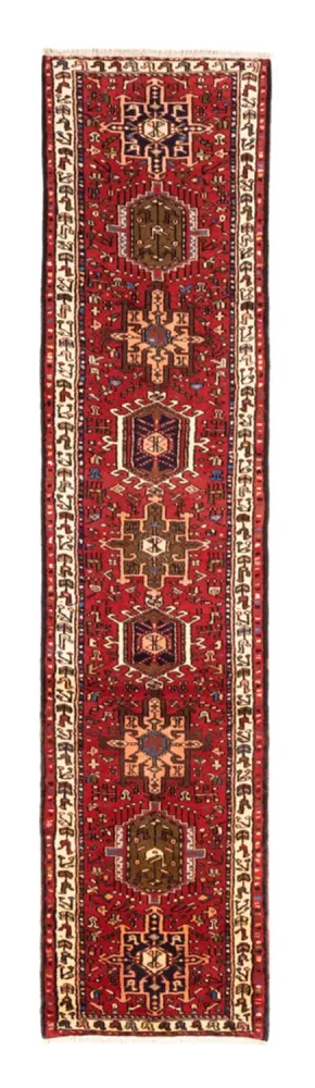 Biegacz Perski dywan - Nomadyczny - 287 x 68 cm - czerwony