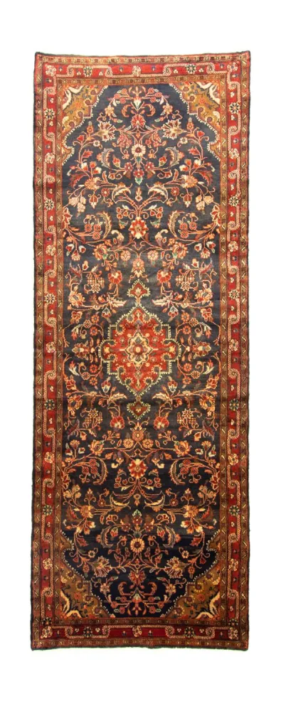 Biegacz Perski dywan - Nomadyczny - 289 x 100 cm - niebieski