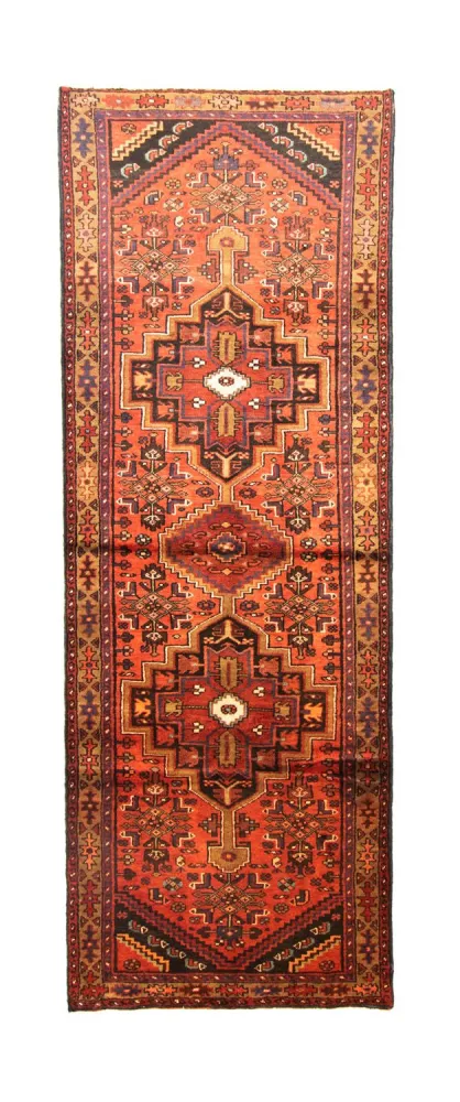 Biegacz Perski dywan - Nomadyczny - 290 x 103 cm - pomarańczowy