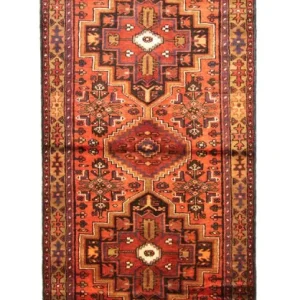 Biegacz Perski dywan - Nomadyczny - 290 x 103 cm - pomarańczowy