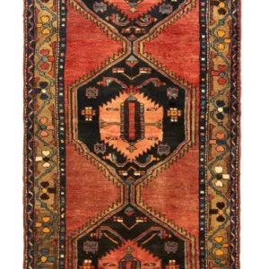 Biegacz Perski dywan - Nomadyczny - 290 x 107 cm - brązowy