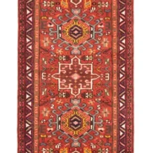 Biegacz Perski dywan - Nomadyczny - 290 x 73 cm - czerwony