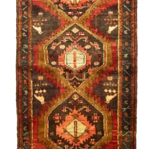 Biegacz Perski dywan - Nomadyczny - 291 x 106 cm - rdza
