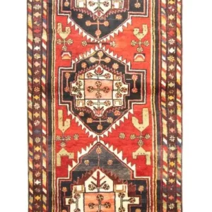 Biegacz Perski dywan - Nomadyczny - 292 x 105 cm - czerwony