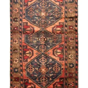 Biegacz Perski dywan - Nomadyczny - 295 x 104 cm - niebieski